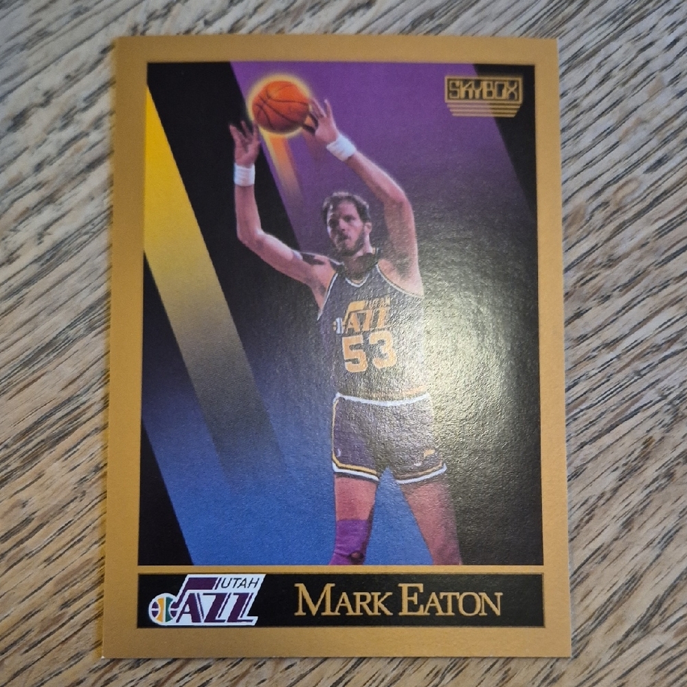 Utah Jazz Basketball Trading Card - Mark Eaton